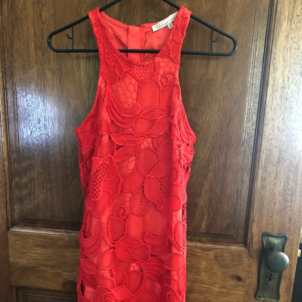 Lovers + Friends racer back midi dress size xs